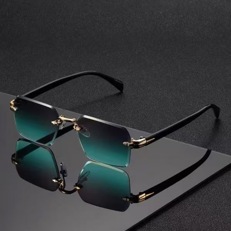Sunglasses Uv400 - Óculos de sol sem armação, formato
