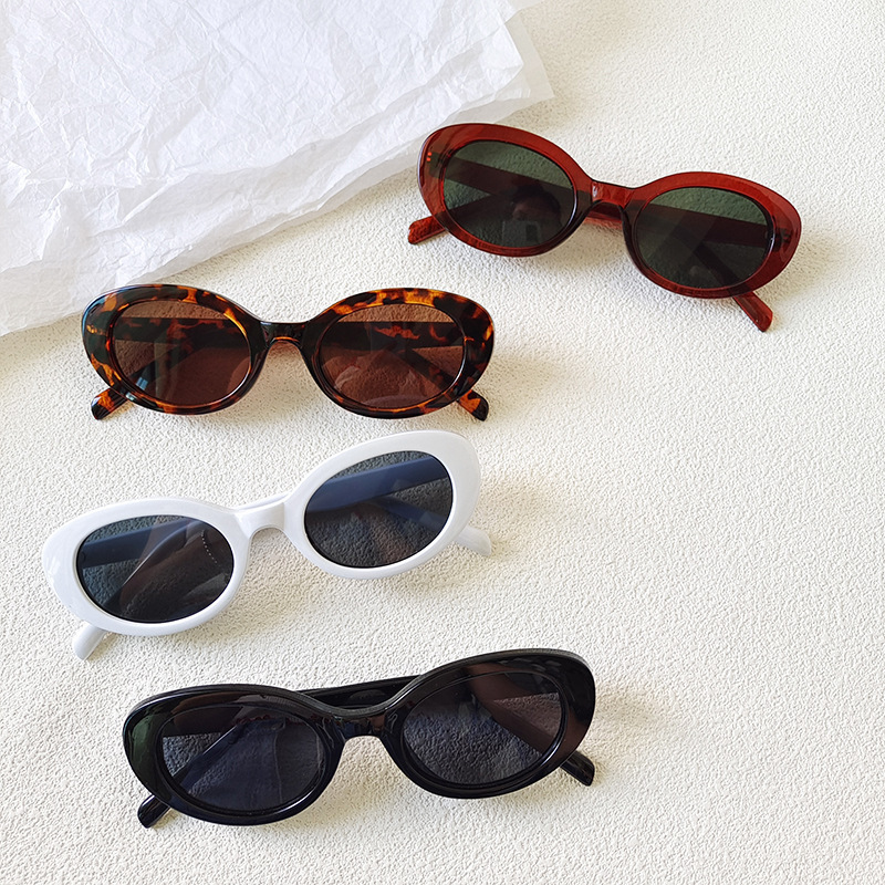 Designer Sunglasses - Óculos de Sol Ovais Pequenos Vintage