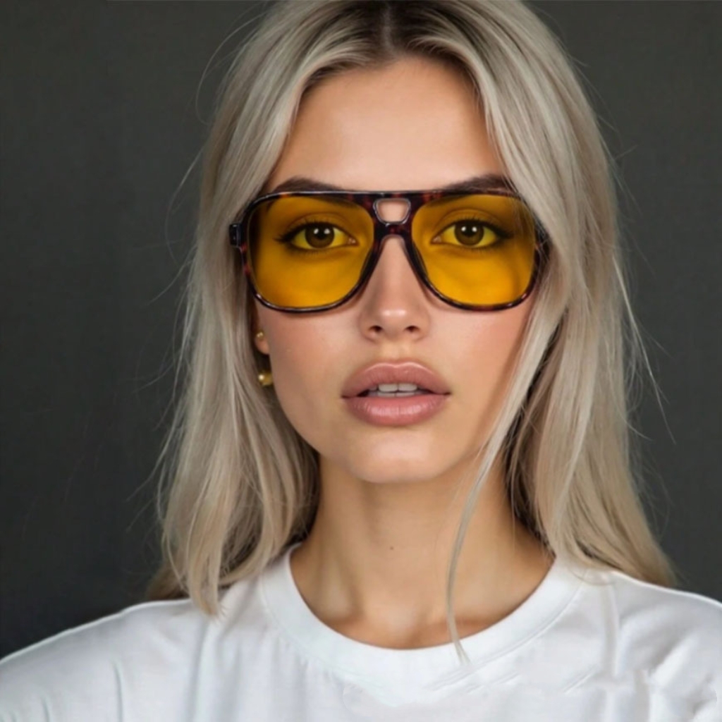 Designer Sunglasses - Novos Óculos de Sol Piloto Clássicos