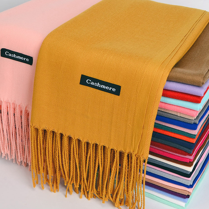 Cashmere Scarf - Multi-purpose imitação de caxemira cachecol escovado