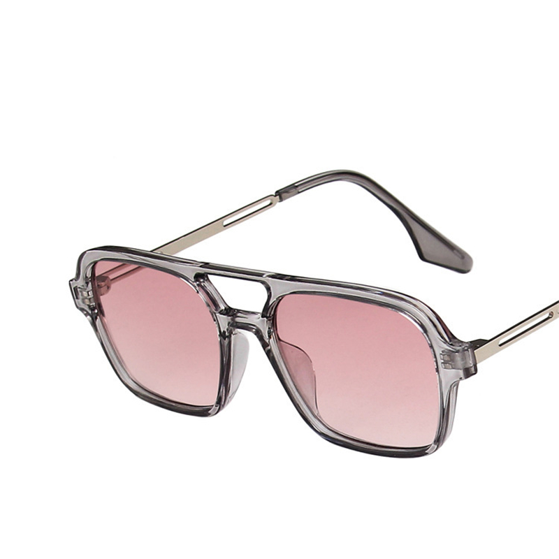 Sunglasses Uv400 - Óculos de sol retrô com ponte