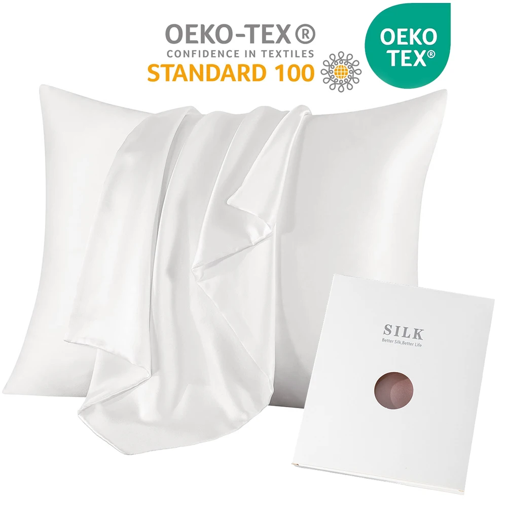 Silk Pillowcase - Fronha de Seda Pura Natural de