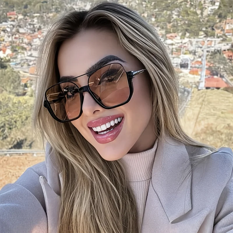 Sunglasses Uv400 - Novos Óculos de Sol Vintage Oversized,