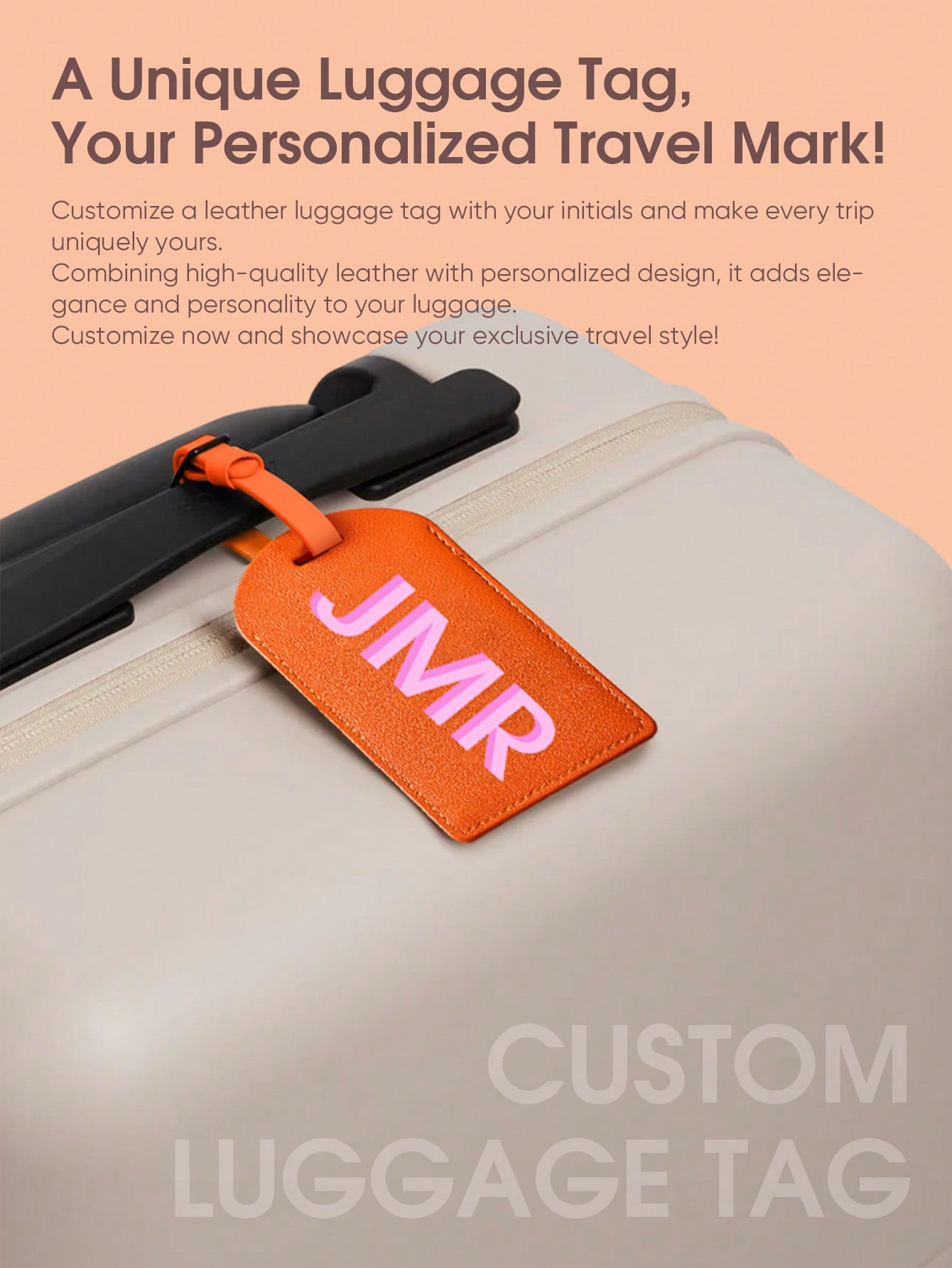 Etiqueta de Bagagem Personaliz - Leather Briefcase avaliação e preço