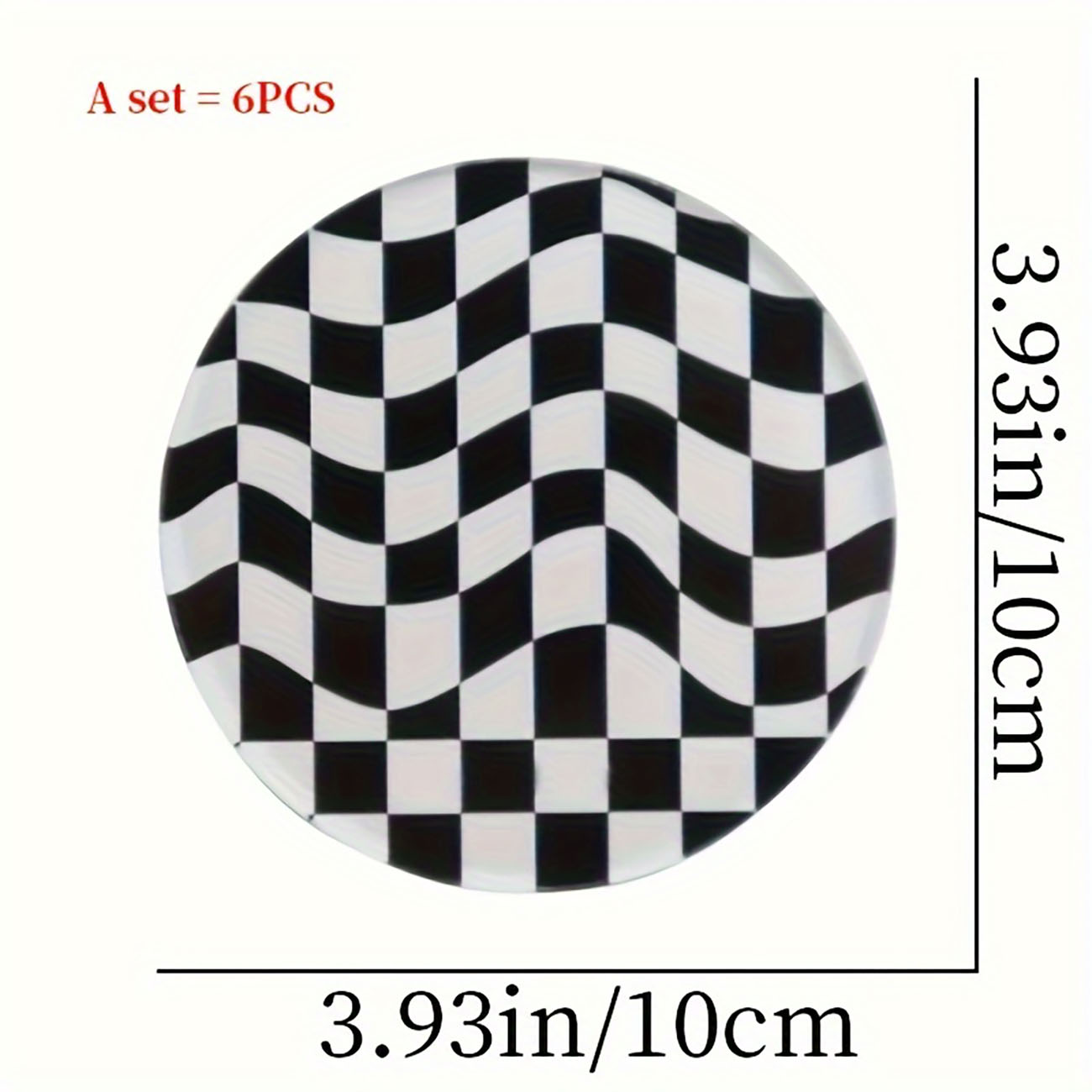 6 Peças - Porta-copos de Madei - Marble Coaster Set avaliação e preço