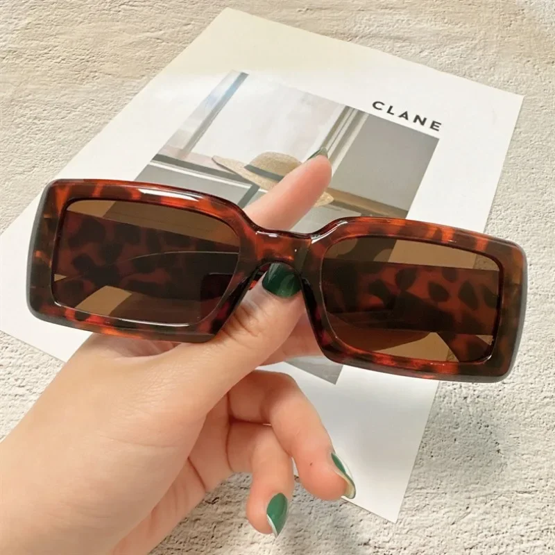 Novos Óculos de Sol Retangular - Designer Sunglasses avaliação e preço