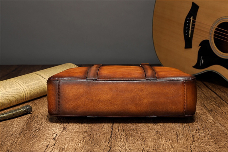 Pasta Executiva YETTIES em Cou - Leather Briefcase avaliação e preço