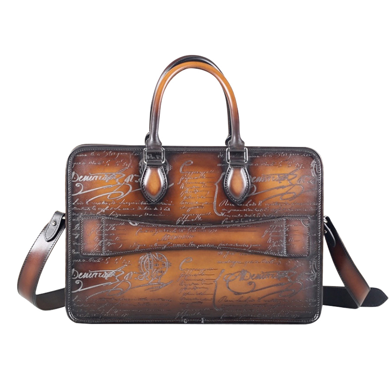 Dimy 2025 nova maleta de negóc - Leather Briefcase avaliação e preço