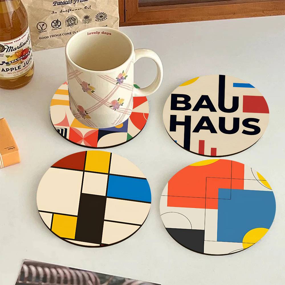 Porta-copos redondos de madeir - Marble Coaster Set avaliação e preço