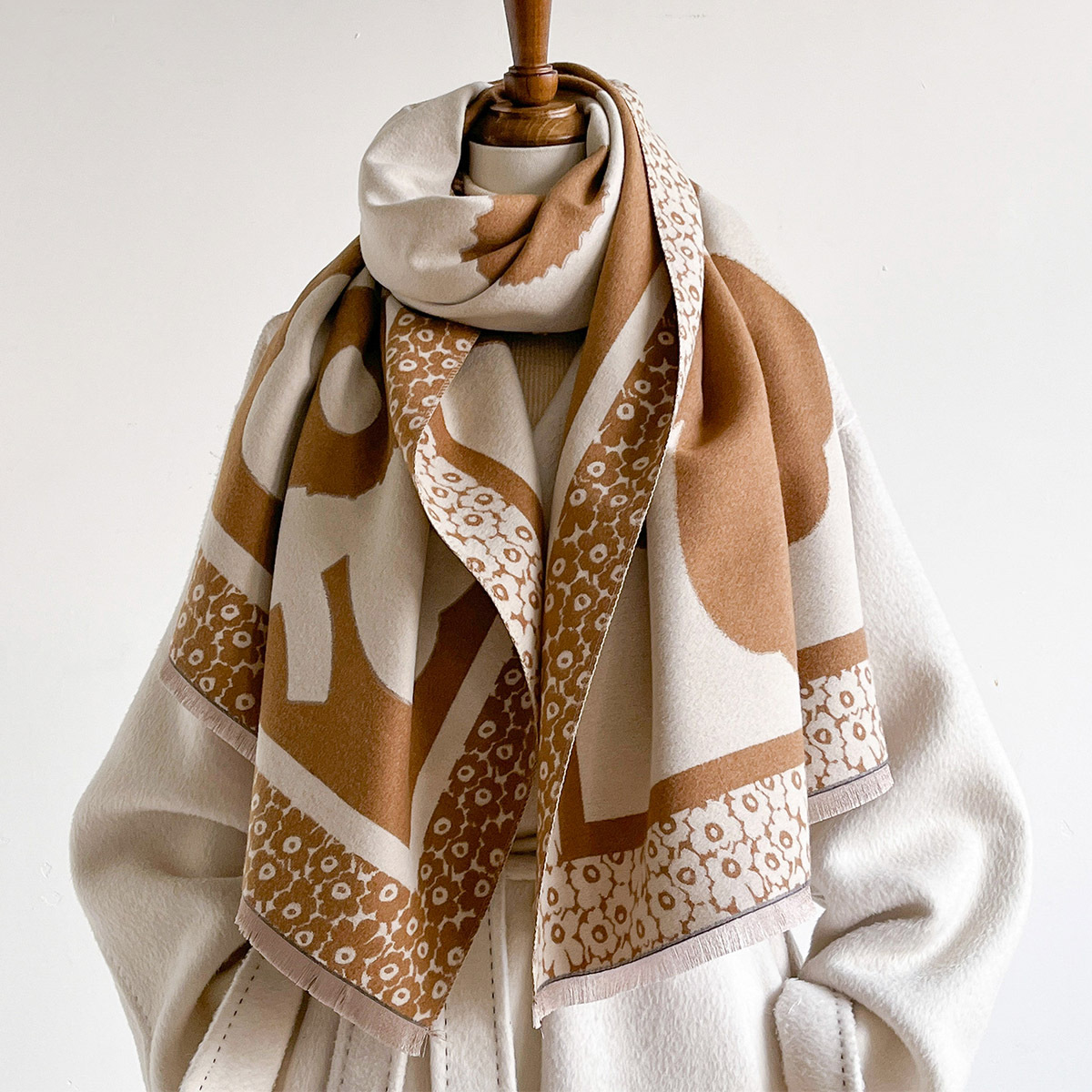 Cachecol feminino, xale jacqua - Cashmere Scarf avaliação e preço