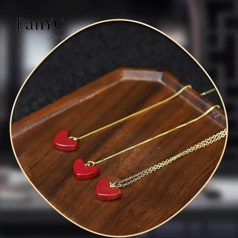 Brincos e colar cinábrio natur - Luxury Gift Set avaliação e preço