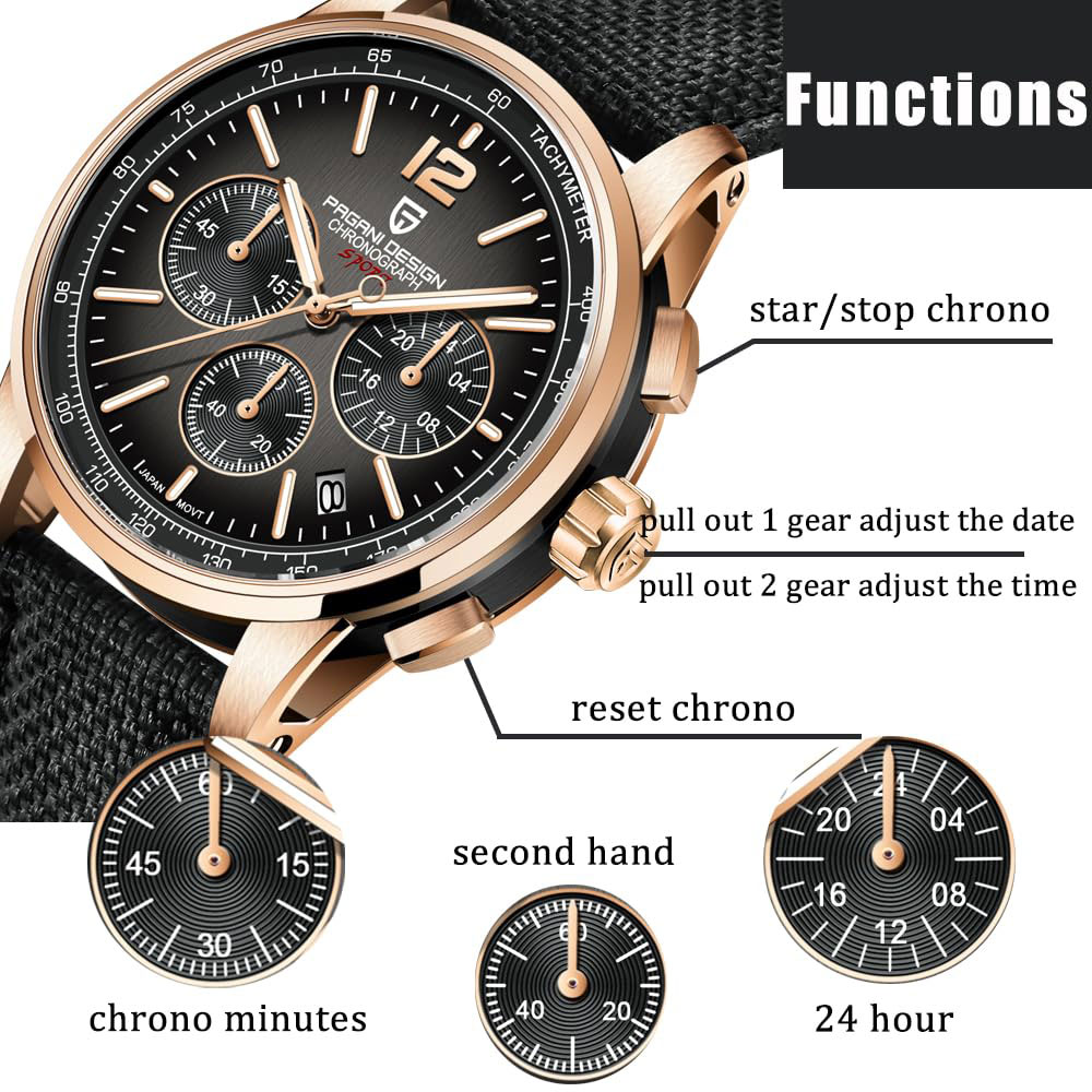Pagani design novo relógio mas - Luxury Watch Men avaliação e preço
