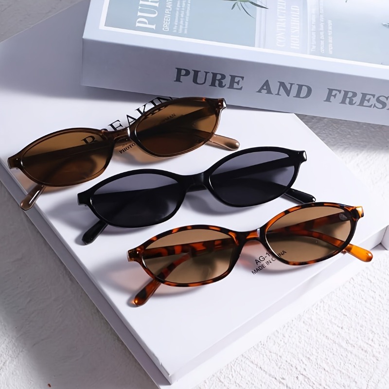 1/3 pares de óculos de sol fem - Sunglasses Uv400 avaliação e preço