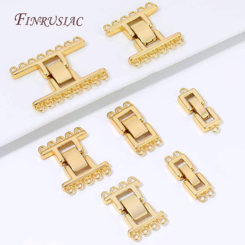Fecho Conector Retangular Banh - Gold Plated Jewelry avaliação e preço