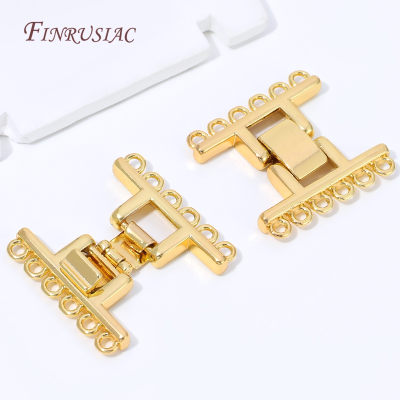 Fecho Conector Retangular Banh - Gold Plated Jewelry avaliação e preço