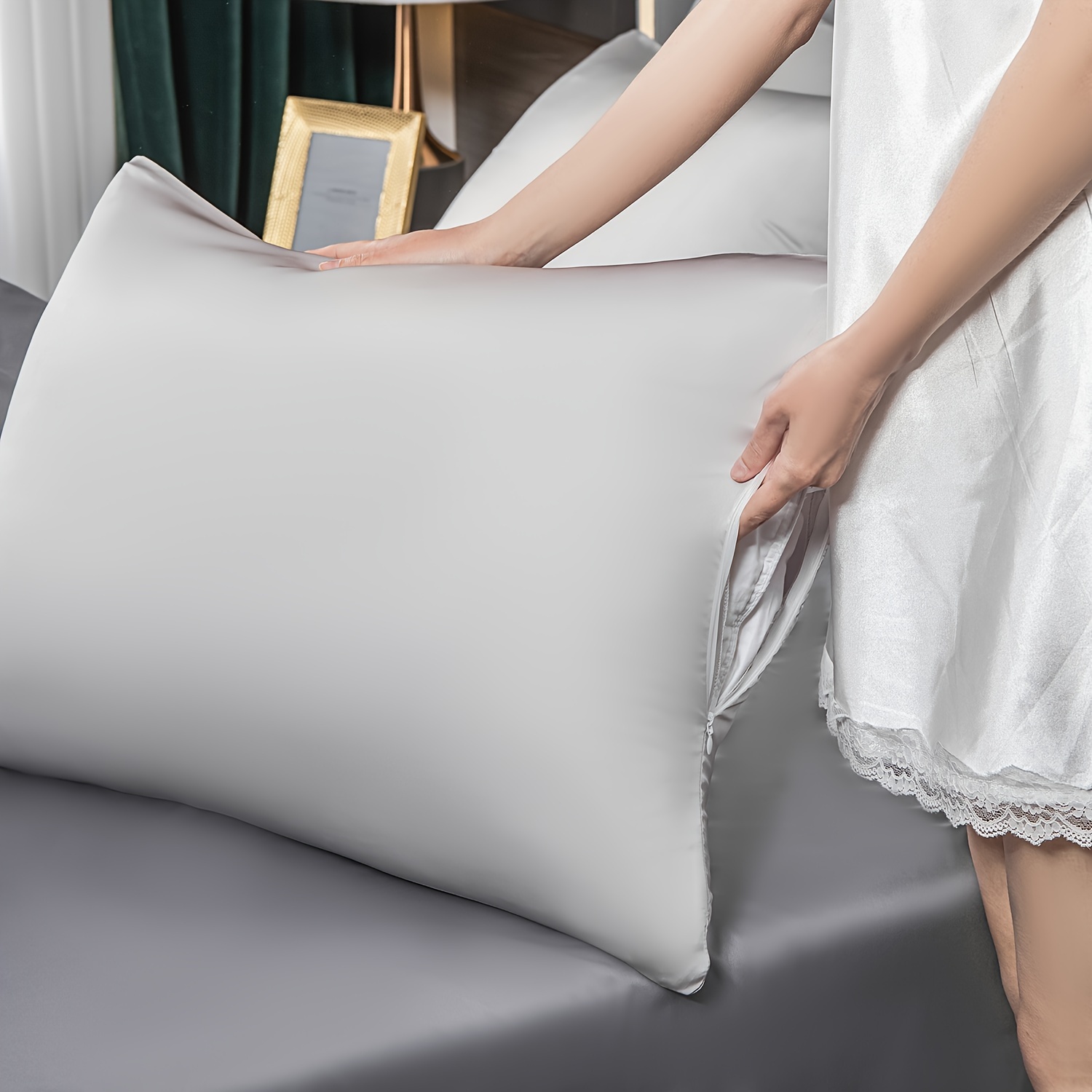2 Peças de Fronhas de Seda de  - Silk Pillowcase avaliação e preço
