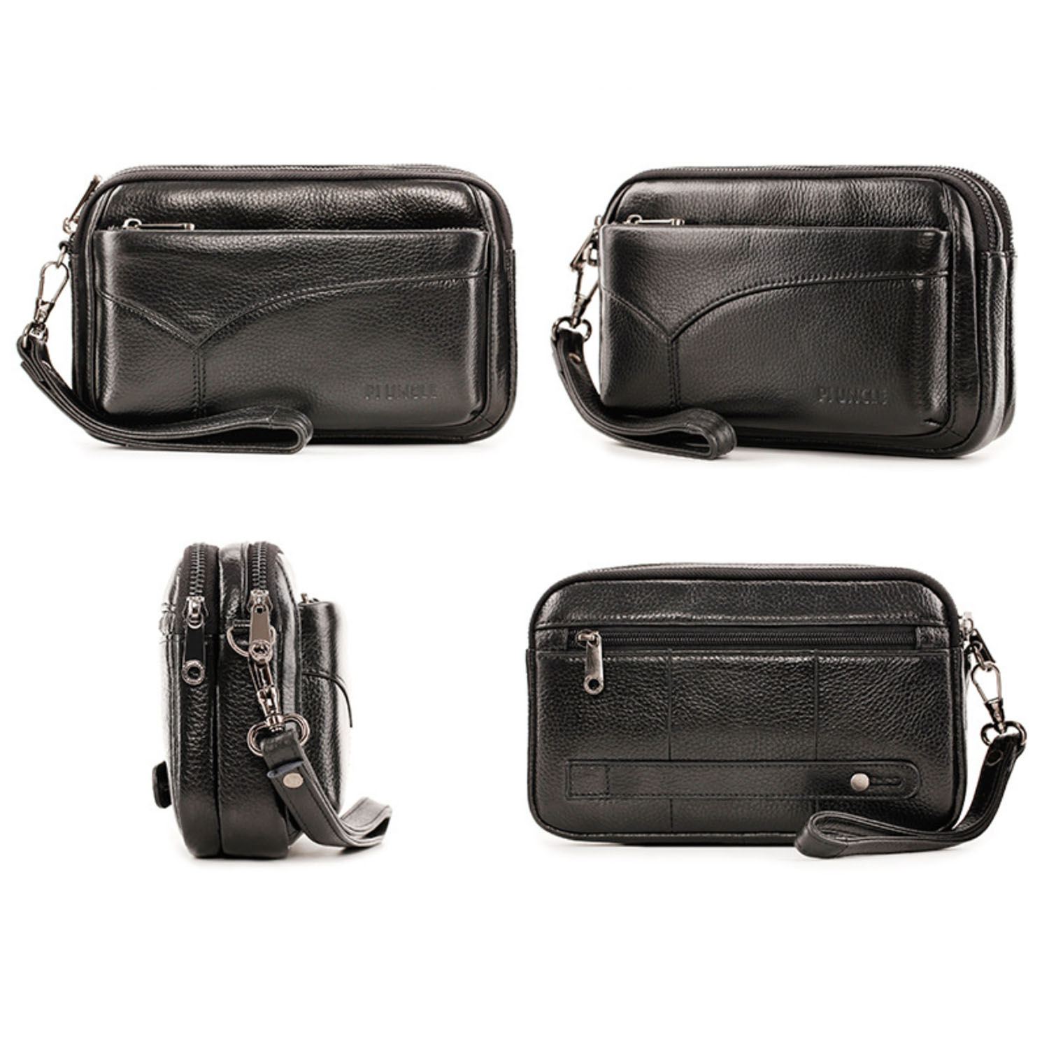 Bolsa de Mão Masculina de Cour - Leather Wallet Men avaliação e preço