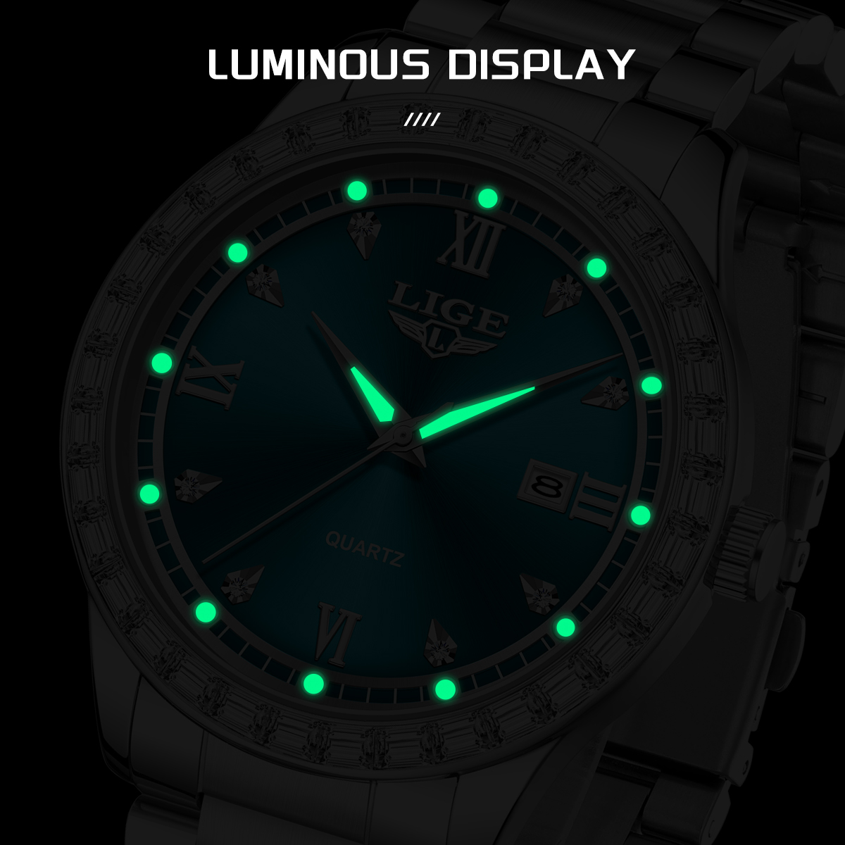 Lige luxo moda relógios de qua - Luxury Watch Men avaliação e preço