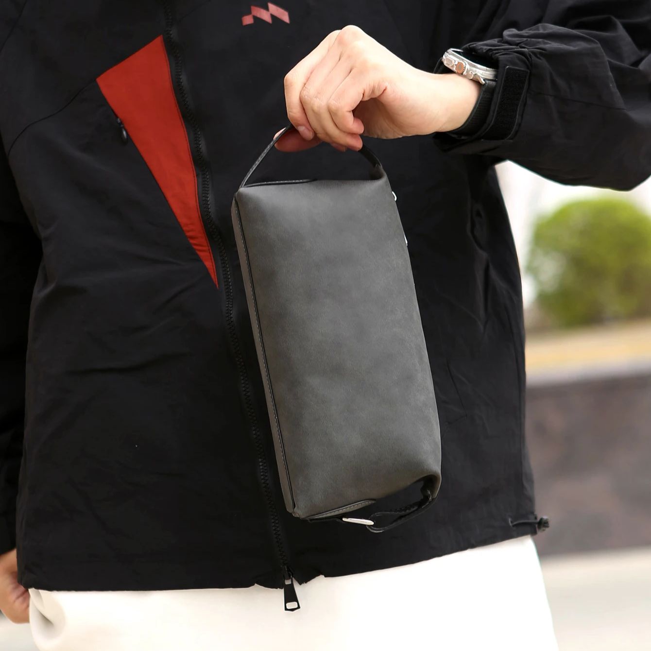 Necessaire Masculina em Couro  - Travel Luggage Set avaliação e preço